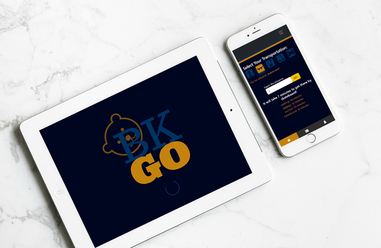 Tablet and mobile view of BK Go!